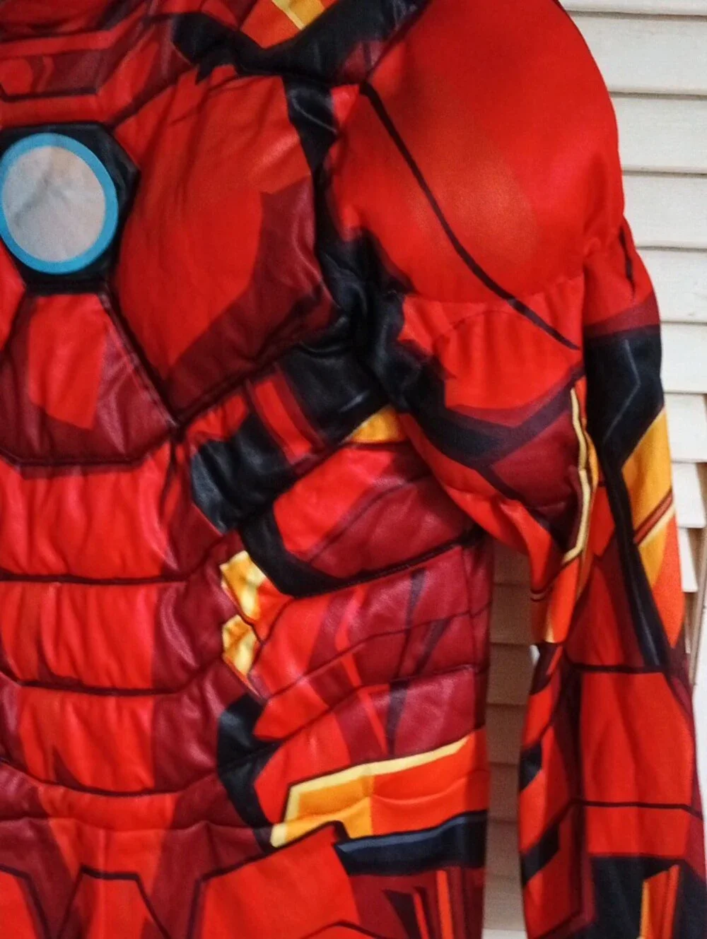 Marvel Red and Gold Iron Man Muscle Costume